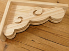 Rustic Wooden Corbel Bracket Farmhouse Architectural Accent Large Victorian