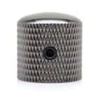 4pcs Metal Dome Guitar Knobs Volume Tone Guitar Speed Control Knobs Black Nickel