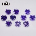 1000pcs Round Violet Cz Stone Purple Color Loose Cubic Zirconia Birthstone Diy