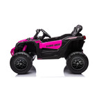 24v Can Am Maverick Kids Ride On Utv Electric Car 4x4 Toy Pink Remote Control