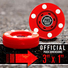 Franklin Sports Nhl Street Roller Hockey Pucks - Pro Commander Outdoor Roller Ho