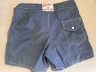 Birdwell Beach Britches Mens Size 31 Navy Blue Surf Board Shorts Buttonfly