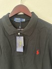 Polo Ralph Lauren Men   s Long Sleeve Custom Fit Collared Shirt Black Xl Nwt