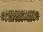 Empty Antique Photo Album Scrapbook 82 Pages Gold Embossed Insert Remove Vtg
