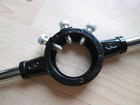 New Large 15  Die Holder Die Stock Die Wrench For 2  Dies  Hand Threading  t10h