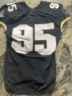 2017 Ucf Knights Game Used Worn Black Nike Football Jersey  95 Size Large