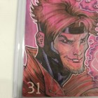 Will Robson Original Art Sketch Card 31 Front Gambit Cyclops Sketch Back Signed 