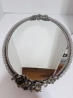 Vtg Matson Oval Ormolu Rose Vanity Filigree Mirror Tray Large 11 2   x17    