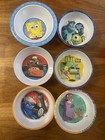 Vintage Zak Plates bowls Set Of 11 Various Characters Lion King Cars Minions