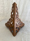 Vintage Ornate Corner Wood Small Shelf Knick Knack Wall Hanging
