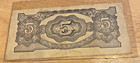Japanese Government 5 Rupees  bb  Occupation Of  myanmar  1942-44  p15b  Wwii