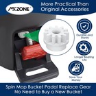 Mxzone Pedal Bearing Replacement Compatible With O 2pcs Bucket Gear  White
