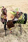 Horse Western Barrel Show Pleasure Leather Saddle Bridle  50173