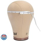 Gex 21 5  Canvas Cork Wig Block Mannequin Head For Wig Making Drying Styling 