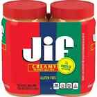 Jif Creamy Peanut Butter  48 Oz   2 Pk  - Fresh Free Shipping