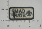 Camp Staff Shoulder Patch  New Unsewn  1  X 2  In Size  Tan   Green