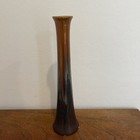 Vintage Glazed Ceramic Large Scale  16 5   Decorative Vase Drip Glaze