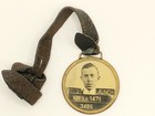 Antique Wwii  Brass  Photo Id Badge Us Navy Yard Norfolk Virginia