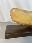 Vintage Sperm Whale Moby Dick Folk Art Mid Century Souvenir 10lb 3d Sculpture