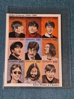 Vintage John Lennon International Collectors Society Postage Stamp Sheet W coa