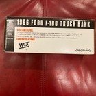 Wix Filters 1966 Ford F-100 Diecast Truck Bank Ertl Model 1 25 New Black Nib