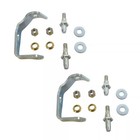 38456 Pair Door Hinge Pin   Bracket Kit Front Driver Side Lh For 99-07 Chevy Gmc