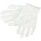 6 Pairs White Inspection Cotton poly Lisle Glove Coin Jewelry Light 1 2 Dz