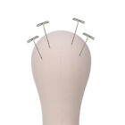 Cork Canvas Block Head Mannequin Display Head F  Making With Mount Hole W8h3