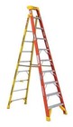 Werner L6210 Stepladder fiberglass 300 Lb  Ld Cap  416k79