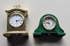 2 Miniature Clocks   4 Wristwatch  one With A Watchband   Analog  Inc Gitano