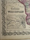 1855 Map State Of Wisconsin