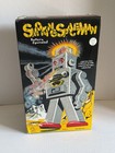 Smoking Spaceman Tin Robot  Vintage Style Green Ttt Reproduction  New Open Box