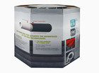 Zero-g 5 8  X 100 Ft Premium Duty Kink-free Woven Gray Garden Hose Teknor Apex