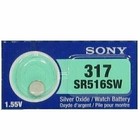 5 Pcs 317 Sony Mercury Free Silver Oxide Watch Battery