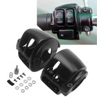 For Harley Sportster Xl 883 1200 Dyna Softail Black Hand Control Switch Housing