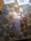 66 South America Central Coins Lot Uruguay Paraguay Nicaragua Mexico Panama Peru
