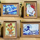 Gold Mixed Irregular Mosaic Glass Mosaic Tiles Pieces  300g Mosaic Diy Set Adult