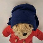 Rare Paddington Bear Gabrielle Design 1980 19    Red Coat  Rain Boots Britain