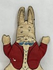 1850-1925 Antique Stuffed Toy Rabbit Primitive Folk Art Homemade Germany Vintage