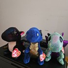 Ty Beanie Boo s 6 Inch Dragons--cinder--sapphire And Anora  With Tags