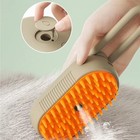Cat   Dog Steam Brush 3-in-1   Pet Hair Remover  Cleaner   Massager For All Pets