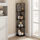 Furinno Turn-n-tube 5 Tier Corner Display 5-tier Round Tube  Espresso black 