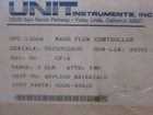 Unit Ufc-1260a Mass Flow Controller Mfc  He  3 Slm  Refurb