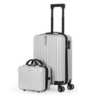 2pcs Luggage Two Piece Rolling Luggage Set Lightweight With Hook 20      14   