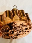 Copper Mold Mixed Fruit Mold Round Jello Pan Wall Hanging Vintage Portugal