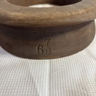 Antique Wooden Block Hat Brim Mold Millinery Form 6 7 8