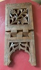 Vintage Hand Carved Wooden Folding Book Holder Cookbook Stand Bible Display