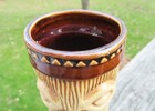 Vintage Tiki Mug Pmp Paul Marshall Peanut Classic Matte Glaze Thumbs Up