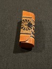 Vintage Leather Lipstick Holder Case With Mirror Handmade Foral Design India