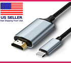 Lightning To Hdmi Adapter  Hdmi Cable For Iphone To Tv Compatible With Iphone
